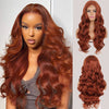 Long Body Wave Wigs for Women Blonde Yellow Brown Orange Wig