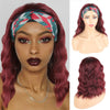 14 Inch ShortWave Headband Wave WigsTurban Wigs - Effortless Glamor