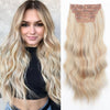 4pcs/set Long Wavy Hair Extensions Clip In Hair Extensions - Effortless Glamor