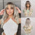 26 InchesLong Curly Wavy Ombre Blonde Wig - Effortless Glamor