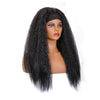 Headband Wig for Black Women Long Black Yaki StraightWig - Effortless Glamor