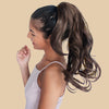 30-Second Dream Claw Clips in Ponytail Extension(Wave) - Effortless Glamor