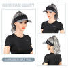 Hat Wig with Wavy Ponytail Wig Hat for Women - Effortless Glamor