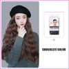 Long Curly Hair Fashion Hat Wig - Effortless Glamor