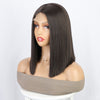 Ins Hot Dark Brown Short Bob Mini Lace Front Wigs For Daily Use