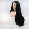 2021 Black Hot Straight Mini Lace Front Wigs - Effortless Glamor