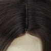 22 Inch Long Wavy Ombre Brown Mini Lace Wigs - Effortless Glamor