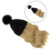 WigyyIns Hot Women Beanie Hat with Hair - Effortless Glamor