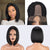 Ins Hot 12inch Short Straight Bob White Small Lace Wigs - Effortless Glamor