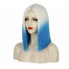 Ins Hot Ombre GreenBob Mini Lace Wigs - Effortless Glamor