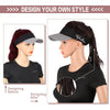 Hat Wig with Wavy Ponytail Wig Hat for Women - Effortless Glamor