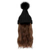 WigyyIns Hot Women Beanie Hat with Hair - Effortless Glamor