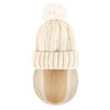 beanie Hat with Hair Extensions Cap Attached 9.5'' Straight Short Bob Hairpiece Wig - Effortless Glamor