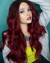 Long Black Curly Wavy Mini Lace Wig For Women - Effortless Glamor