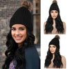 Wigyy Black Beanie Wig Hair Extensions - Effortless Glamor