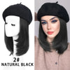 Beret For Medium Length Short Curly Hair - Effortless Glamor