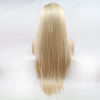 2021 Blonde Straight Mini Lace Front Wigs - Effortless Glamor