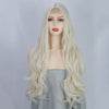 Ins Hot Long Curly Mini Lace Front Blonde Wigs - Effortless Glamor