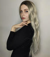 Long Wavy Ombre Blonde Mini Lace Wig