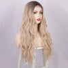 Cute Girl Wave Long Blonde Wigs - Effortless Glamor