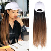 24inch Long Braiding Hair Baseball Cap Wig Box Braid wig - Effortless Glamor