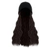 Knit Beanie Hat Wig with Long Wave Hair Extension For Women - Effortless Glamor