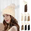 WigyyIns Hot Hat Hair Extension Long Wavy Curly White Hat Wig - Effortless Glamor