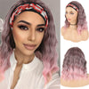 14 Inch ShortWave Headband Wave WigsTurban Wigs - Effortless Glamor