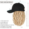 Ins Hot Baseball Cap Hair with 14 inch Wave Curly BobWig - Effortless Glamor