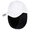 Ins Hot Baseball Cap with 14'' Hair Extensions Adjustable Wig - Effortless Glamor