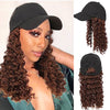 Medium Length Small Curly Baseball Cap Curly Hair - Effortless Glamor