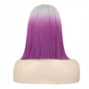 Ins Hot Ombre GreenBob Mini Lace Wigs - Effortless Glamor