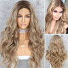 Women's Medium Parted Medium Length Hair With Big Wavy Curls For Everyday Use