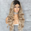 Women's Medium Parted Medium Length Hair With Big Wavy Curls For Everyday Use