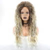 New Wave Golden Fluffy Hot Wigs - Effortless Glamor