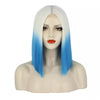 Ins Hot Ombre GreenBob Mini Lace Wigs - Effortless Glamor