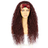 Women's Long Curly Hair Headband Wig Suitable For Party Use - Effortless Glamor