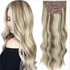 4pcs/set Long Wavy Hair Extensions Clip In Hair Extensions - Effortless Glamor