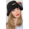 Lamb Hair Fisherman Hat mid-Length Wig - Effortless Glamor