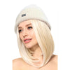 Beanie Hats for Women with Hair Wig Attached Winter Hats Knit Cap - Effortless Glamor