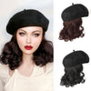 Short Curly Beret Wig - Effortless Glamor