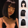 Ins Hot Women Omber Blond Pink Short Straight Bob Wig - Effortless Glamor