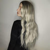 Long Wavy Ombre Blonde Mini Lace Wig