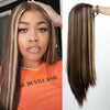 Mixed Color Straight Hot Mini Lace Front Wig - Effortless Glamor