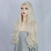 Ins Hot Long Curly Mini Lace Front Blonde Wigs - Effortless Glamor