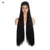 Baseball Cap Wig Women 30inch Long Straight Hair Wig