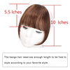 100% Human Hair Cute Bangs - Effortless Glamor