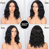 Natural Black Bob Wave Hot Mini Lace Front Wig - Effortless Glamor