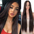 Brown Long Straight Wig Natural Middle Point Heat Resistant Mini Lace Front Wigs - Effortless Glamor