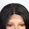 T-Lace Front Short Wavy BlackShoulder LengthWigs